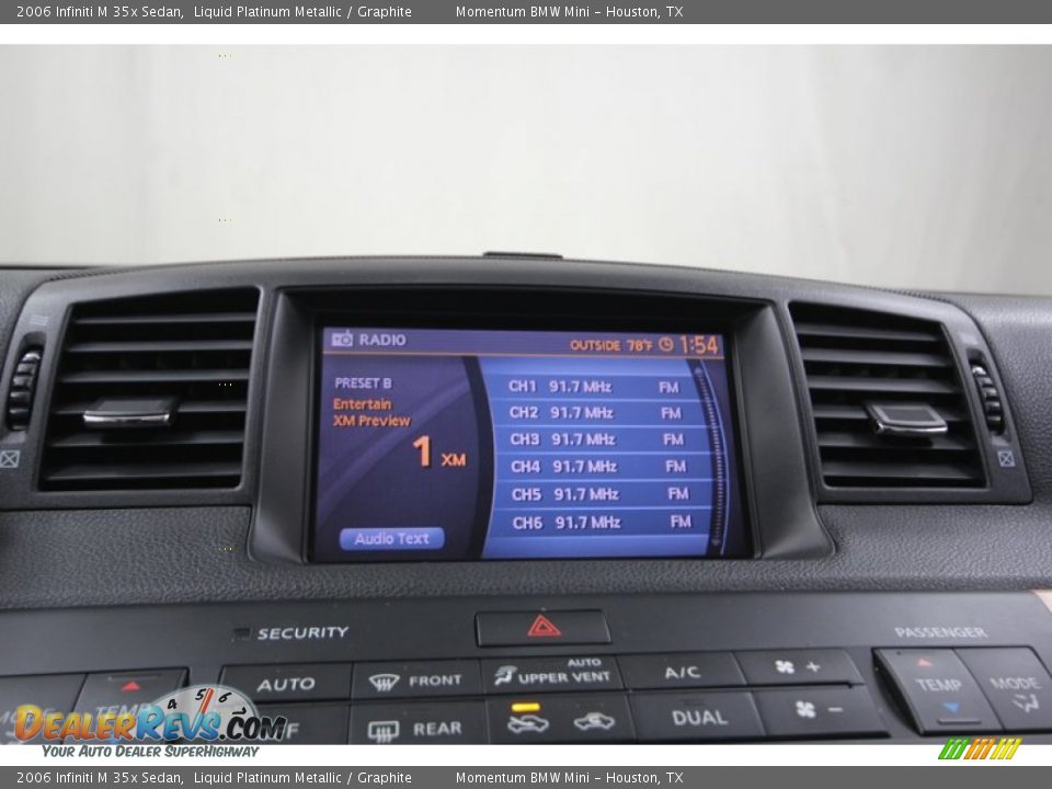 2006 Infiniti M 35x Sedan Liquid Platinum Metallic / Graphite Photo #22