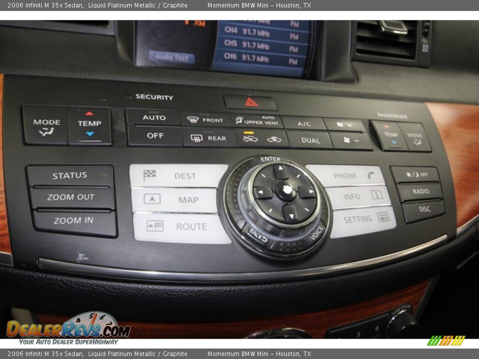 2006 Infiniti M 35x Sedan Liquid Platinum Metallic / Graphite Photo #23