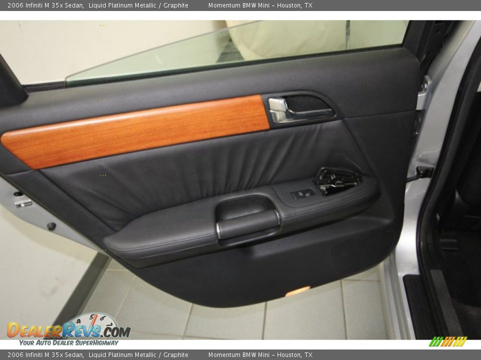 2006 Infiniti M 35x Sedan Liquid Platinum Metallic / Graphite Photo #33