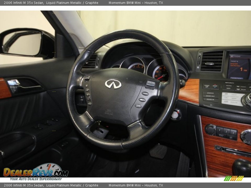 2006 Infiniti M 35x Sedan Liquid Platinum Metallic / Graphite Photo #35