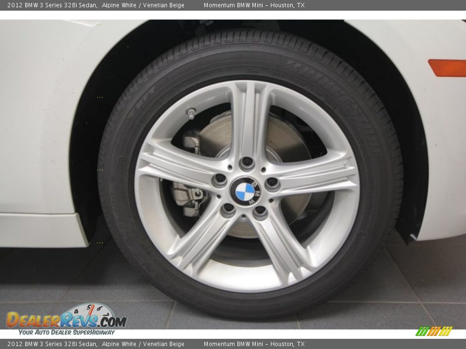 2012 BMW 3 Series 328i Sedan Alpine White / Venetian Beige Photo #7
