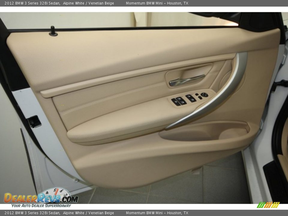 2012 BMW 3 Series 328i Sedan Alpine White / Venetian Beige Photo #13
