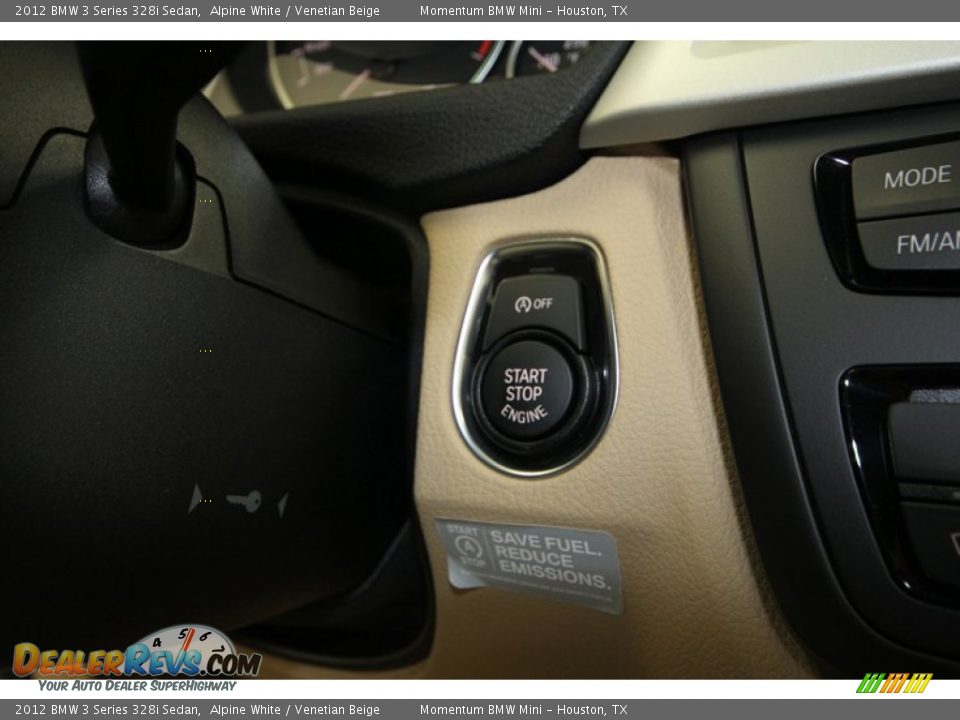 2012 BMW 3 Series 328i Sedan Alpine White / Venetian Beige Photo #19