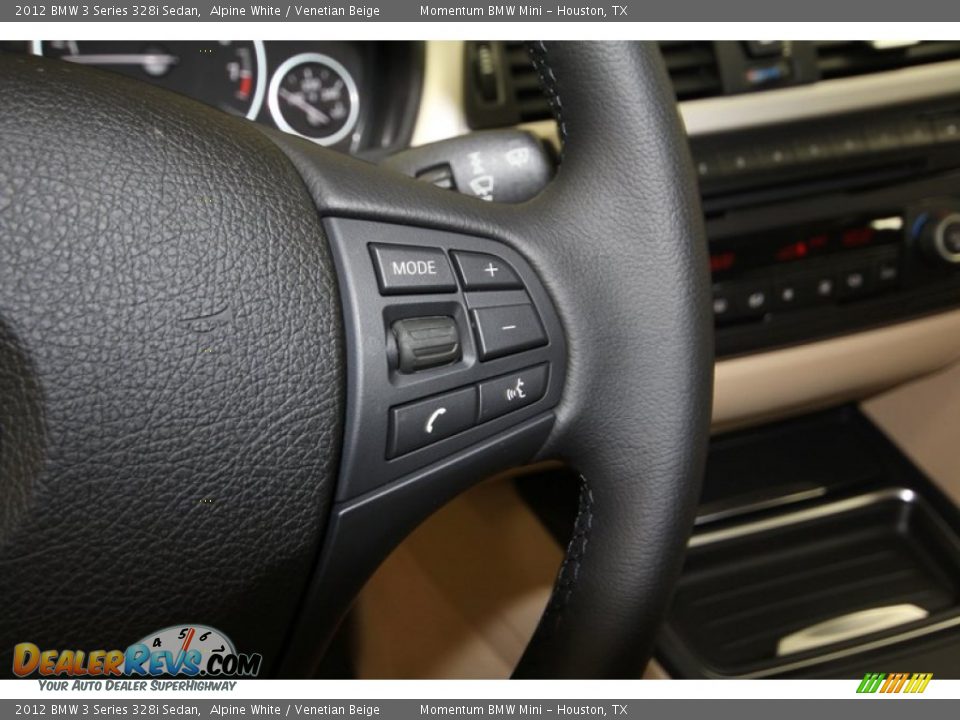 2012 BMW 3 Series 328i Sedan Alpine White / Venetian Beige Photo #20