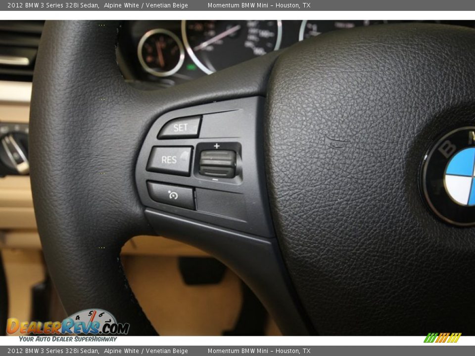 2012 BMW 3 Series 328i Sedan Alpine White / Venetian Beige Photo #21