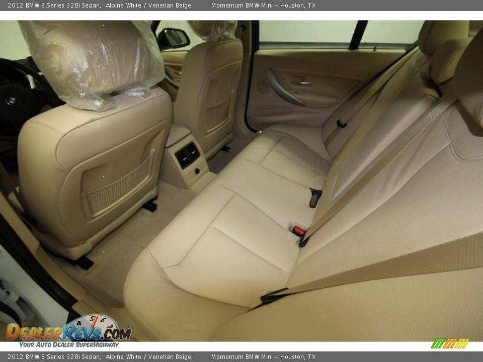2012 BMW 3 Series 328i Sedan Alpine White / Venetian Beige Photo #22