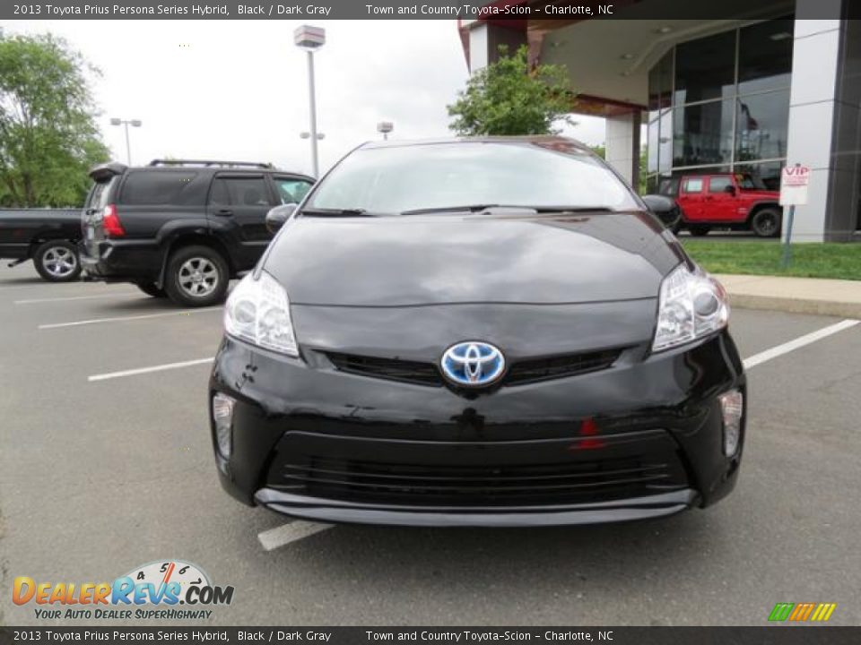2013 Toyota Prius Persona Series Hybrid Black / Dark Gray Photo #2