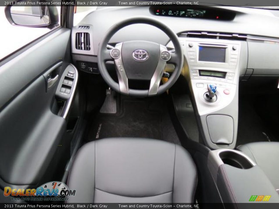 Dashboard of 2013 Toyota Prius Persona Series Hybrid Photo #5