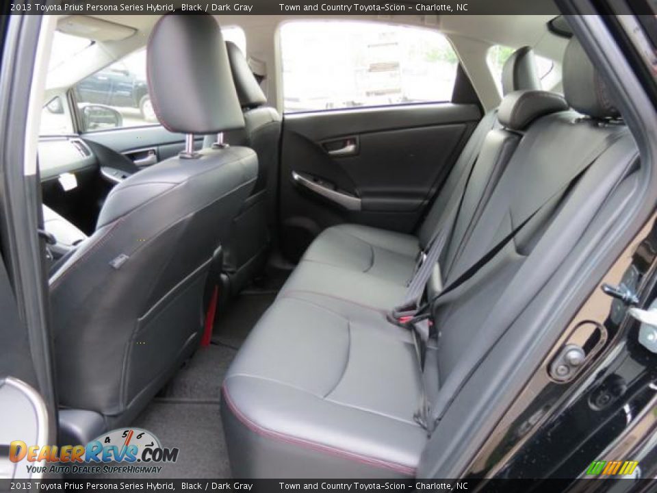 Rear Seat of 2013 Toyota Prius Persona Series Hybrid Photo #6