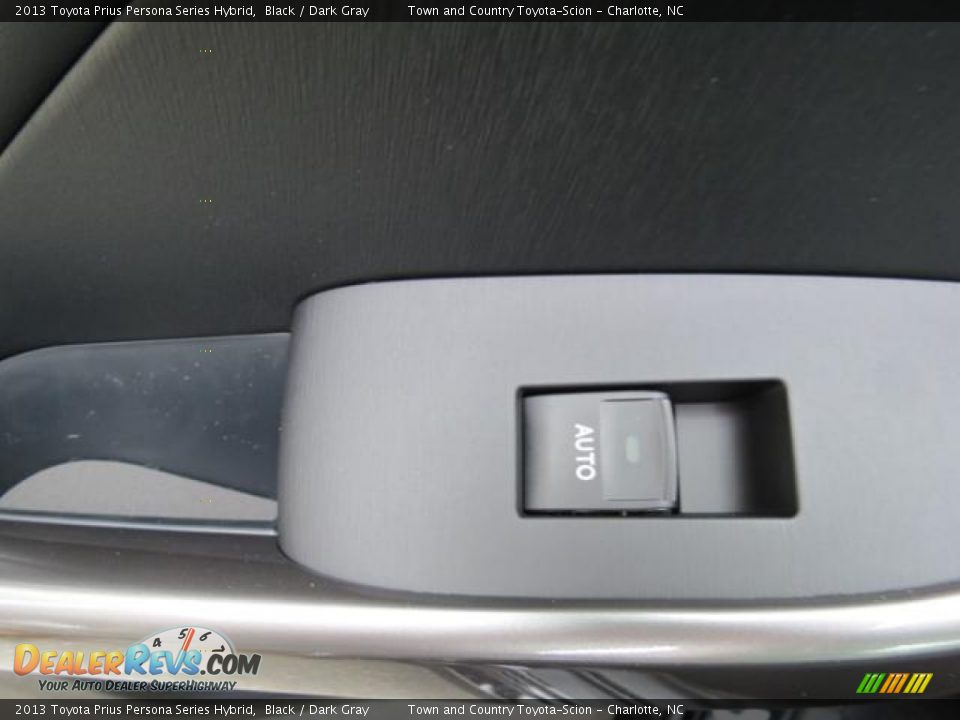 2013 Toyota Prius Persona Series Hybrid Black / Dark Gray Photo #7