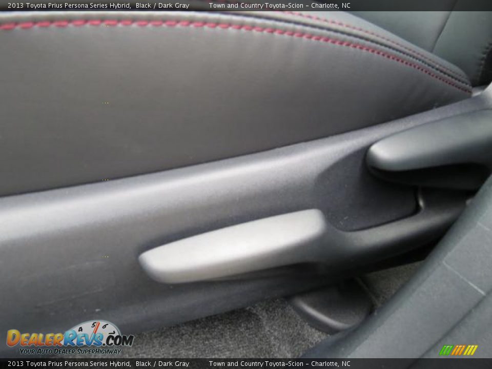 2013 Toyota Prius Persona Series Hybrid Black / Dark Gray Photo #9