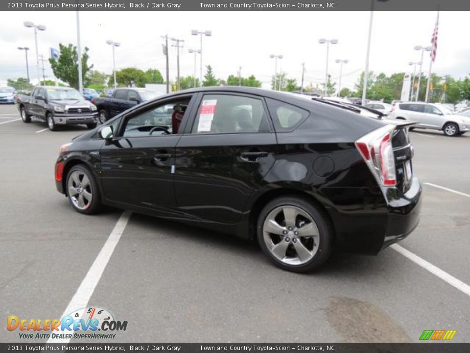 2013 Toyota Prius Persona Series Hybrid Black / Dark Gray Photo #19