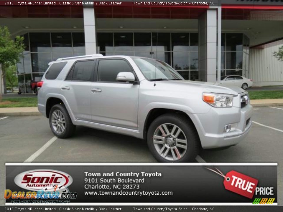 2013 Toyota 4Runner Limited Classic Silver Metallic / Black Leather Photo #1