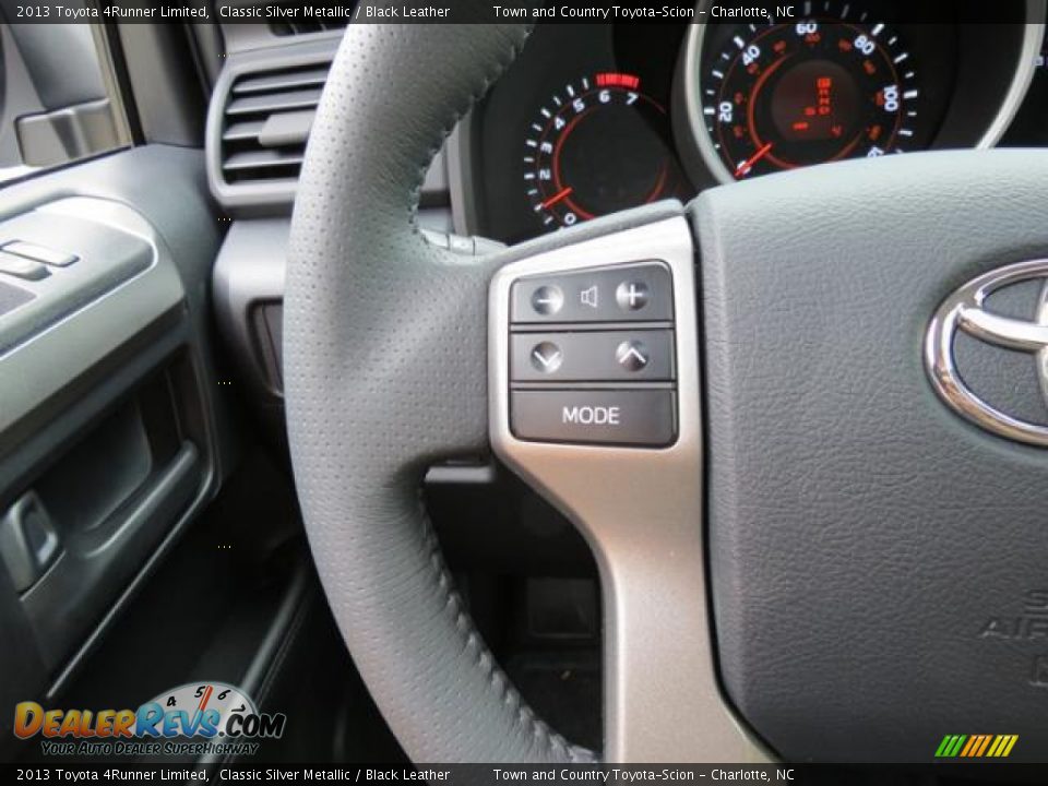 2013 Toyota 4Runner Limited Classic Silver Metallic / Black Leather Photo #16