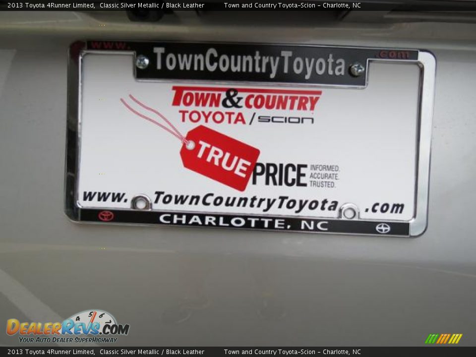 2013 Toyota 4Runner Limited Classic Silver Metallic / Black Leather Photo #24