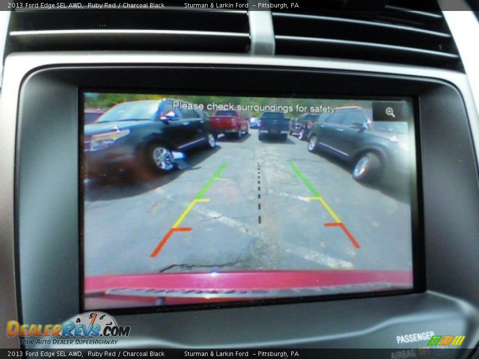 2013 Ford Edge SEL AWD Ruby Red / Charcoal Black Photo #13