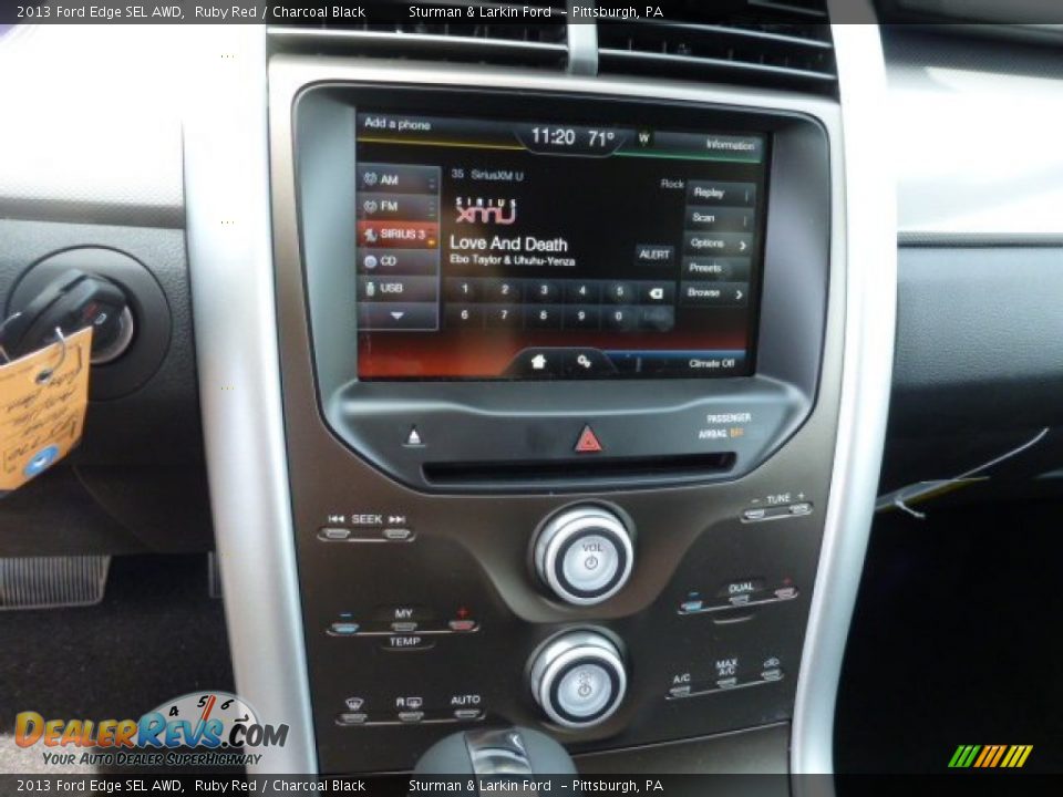 2013 Ford Edge SEL AWD Ruby Red / Charcoal Black Photo #14