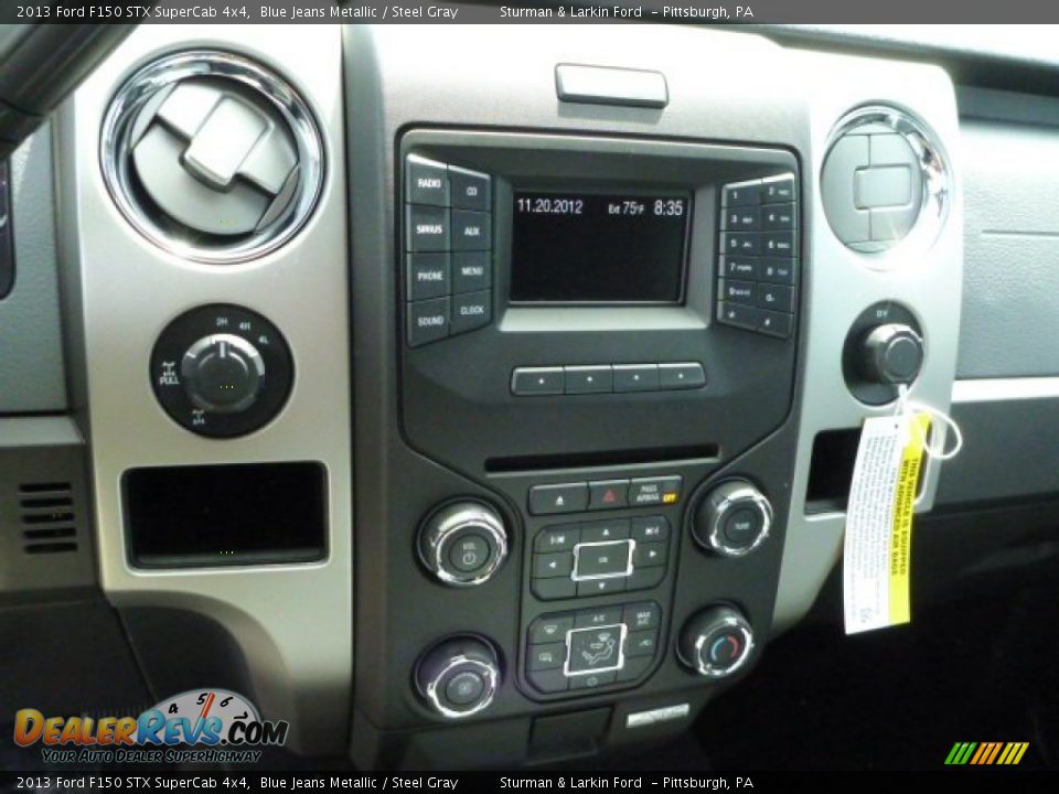 2013 Ford F150 STX SuperCab 4x4 Blue Jeans Metallic / Steel Gray Photo #14