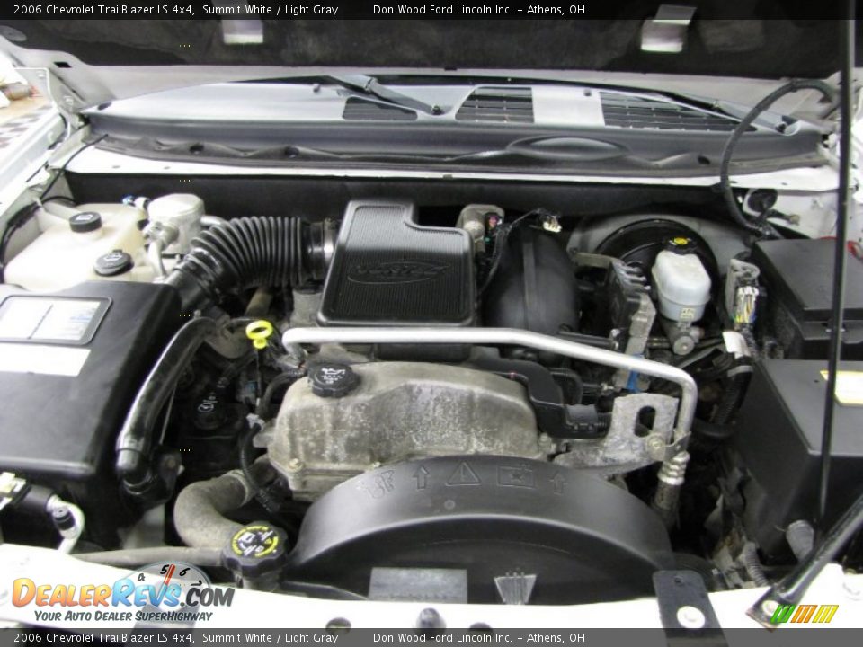 2006 Chevrolet TrailBlazer LS 4x4 Summit White / Light Gray Photo #6