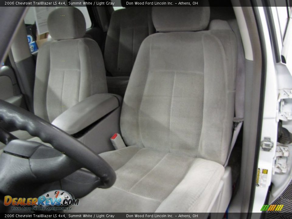 2006 Chevrolet TrailBlazer LS 4x4 Summit White / Light Gray Photo #7