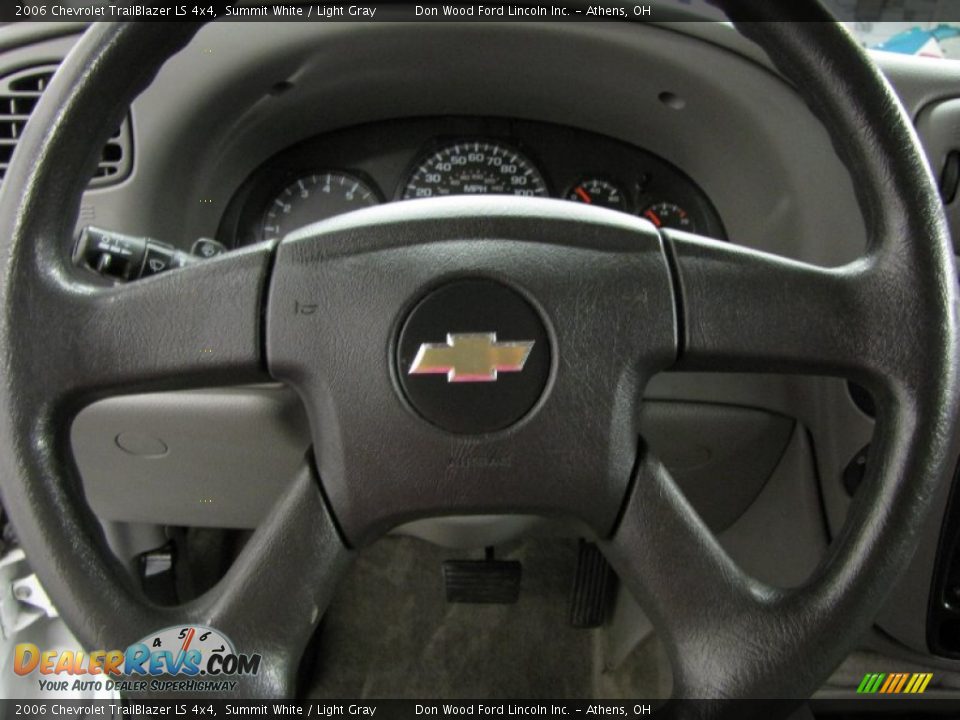 2006 Chevrolet TrailBlazer LS 4x4 Summit White / Light Gray Photo #16