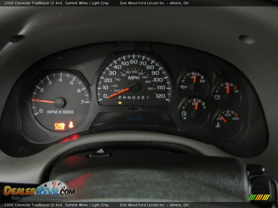 2006 Chevrolet TrailBlazer LS 4x4 Summit White / Light Gray Photo #18