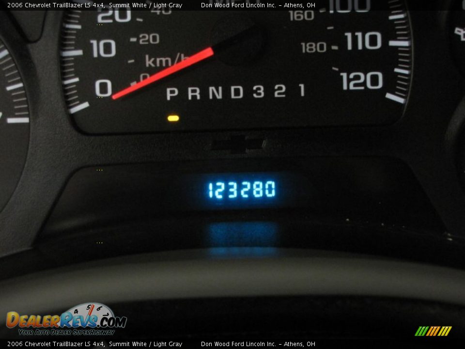 2006 Chevrolet TrailBlazer LS 4x4 Summit White / Light Gray Photo #19