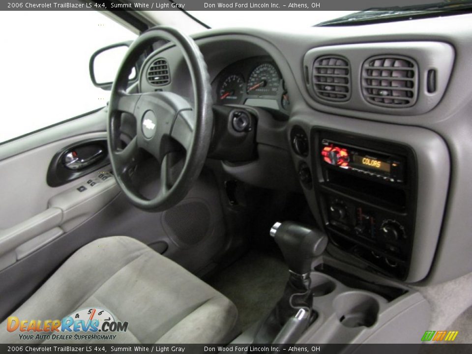 2006 Chevrolet TrailBlazer LS 4x4 Summit White / Light Gray Photo #20