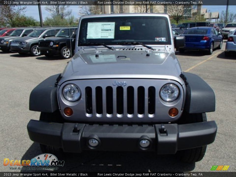2013 Jeep Wrangler Sport 4x4 Billet Silver Metallic / Black Photo #3