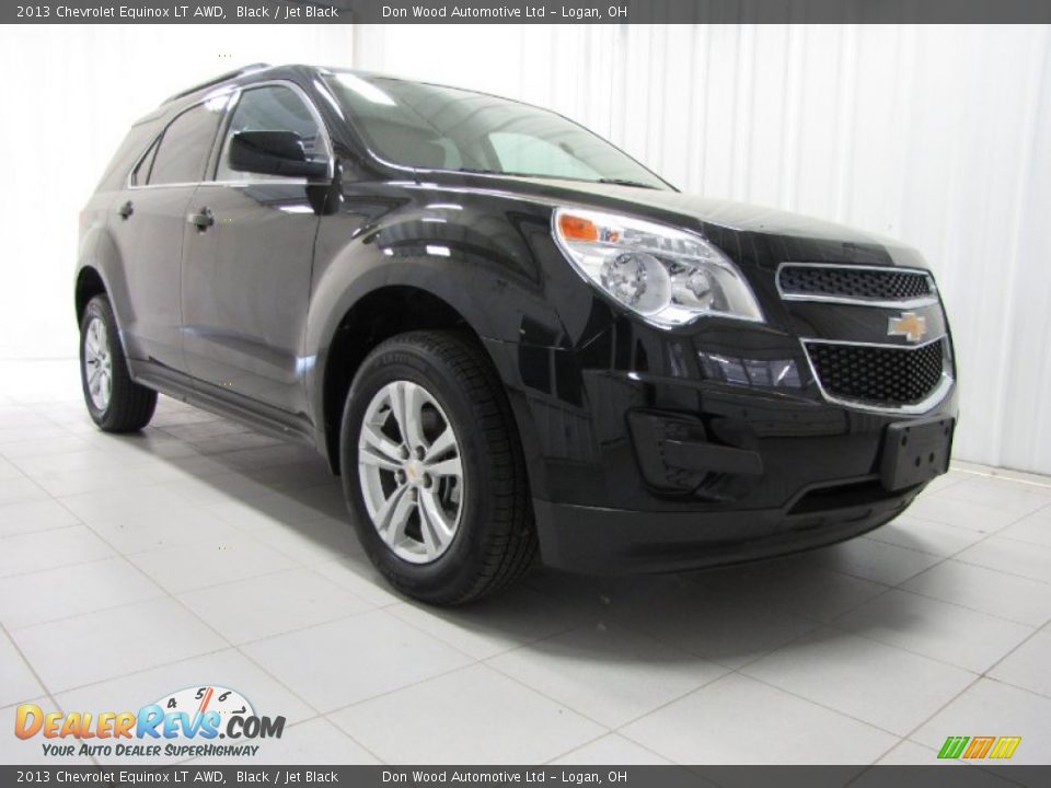 2013 Chevrolet Equinox LT AWD Black / Jet Black Photo #1
