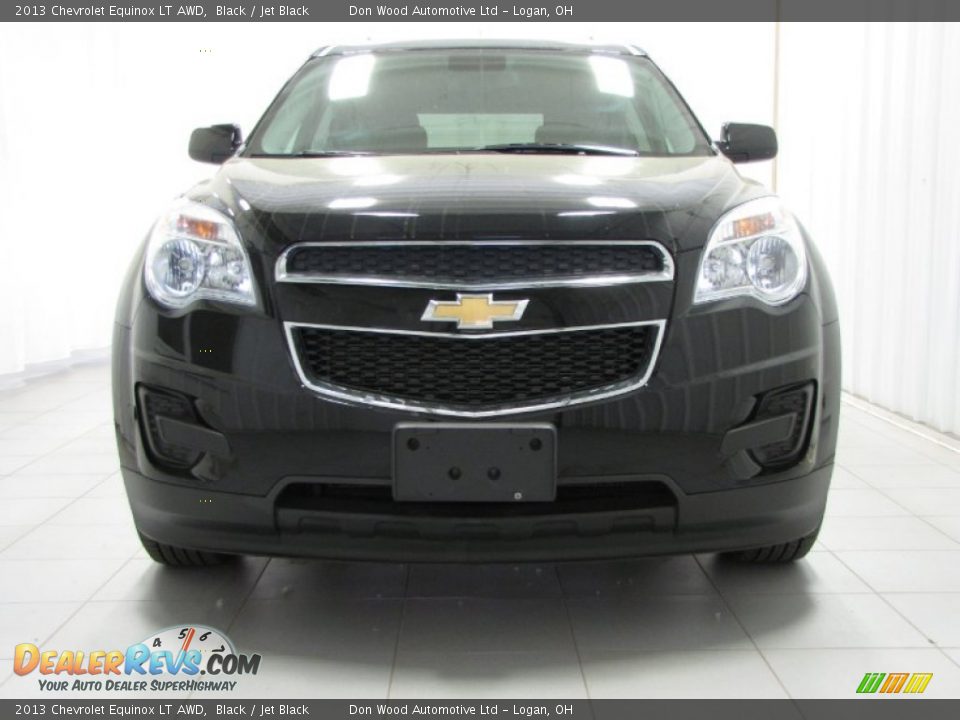 2013 Chevrolet Equinox LT AWD Black / Jet Black Photo #2