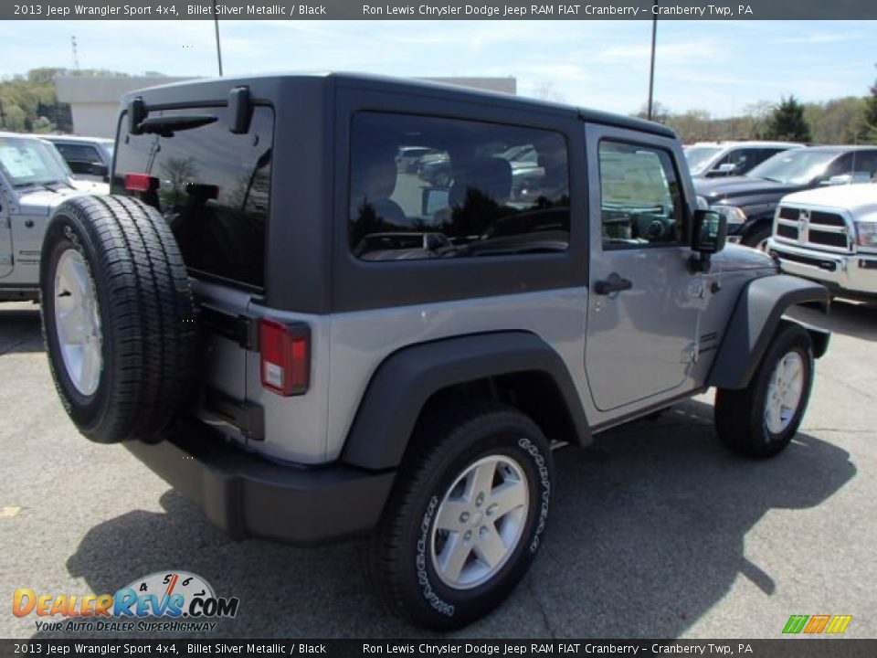 2013 Jeep Wrangler Sport 4x4 Billet Silver Metallic / Black Photo #6