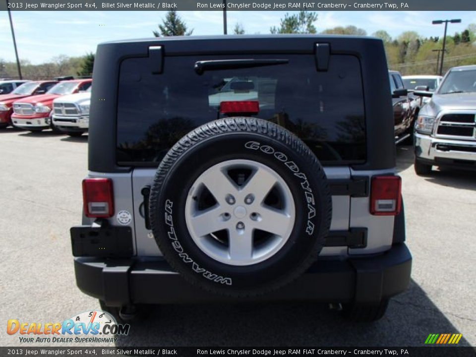 2013 Jeep Wrangler Sport 4x4 Billet Silver Metallic / Black Photo #7