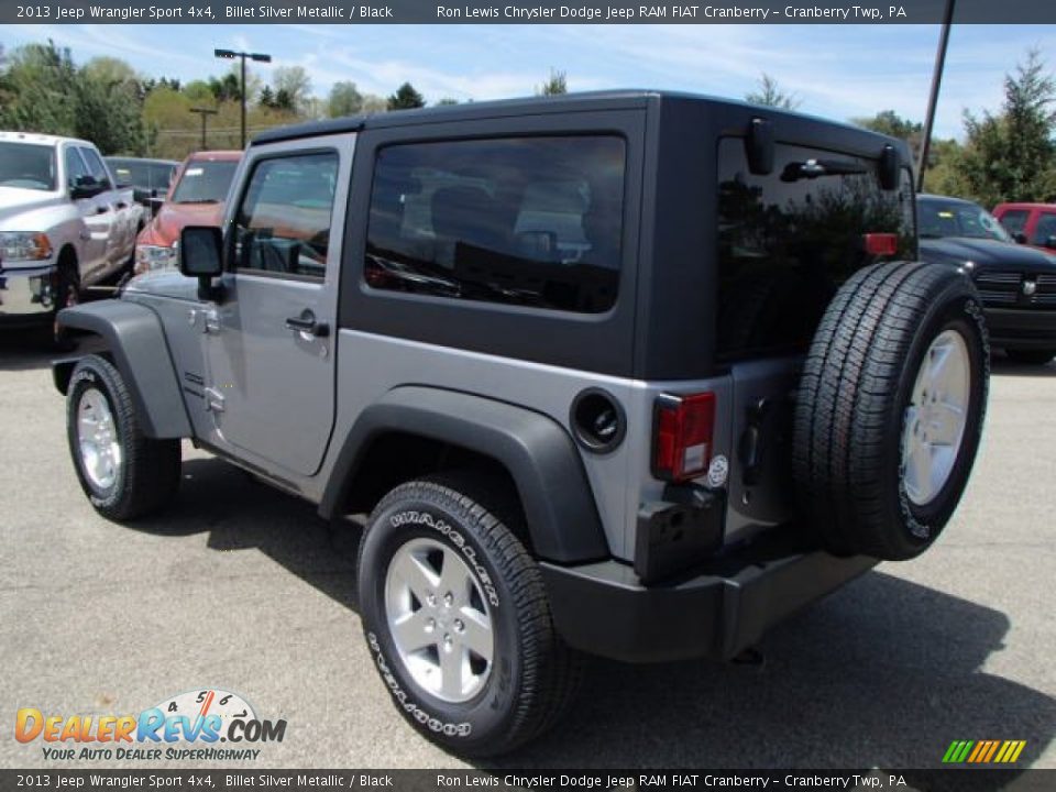 2013 Jeep Wrangler Sport 4x4 Billet Silver Metallic / Black Photo #8