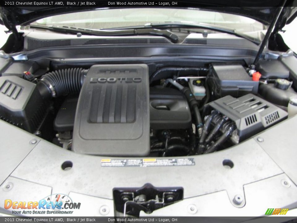 2013 Chevrolet Equinox LT AWD Black / Jet Black Photo #4