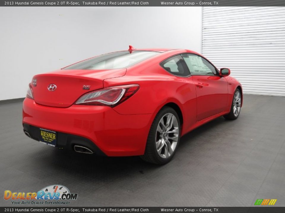 2013 Hyundai Genesis Coupe 2.0T R-Spec Tsukuba Red / Red Leather/Red Cloth Photo #2