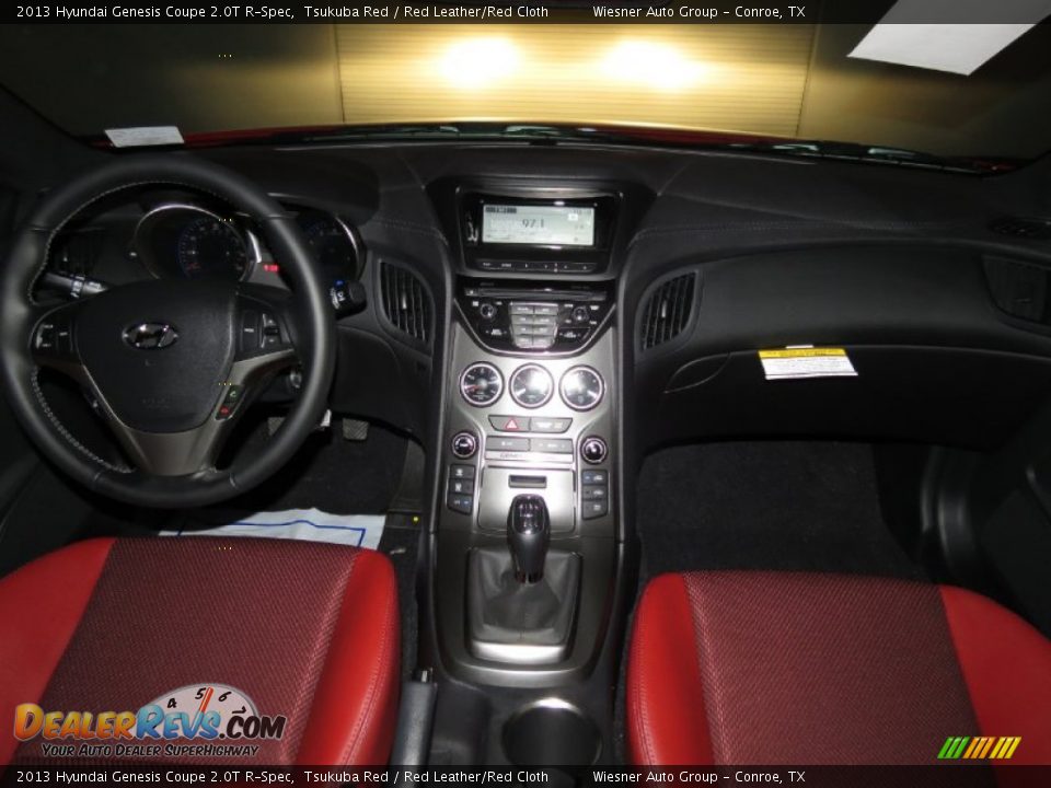 Dashboard of 2013 Hyundai Genesis Coupe 2.0T R-Spec Photo #3