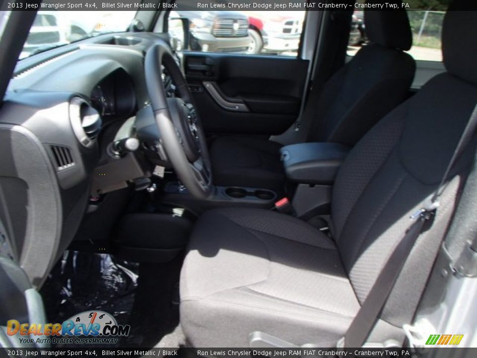 2013 Jeep Wrangler Sport 4x4 Billet Silver Metallic / Black Photo #11