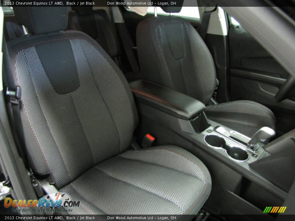 2013 Chevrolet Equinox LT AWD Black / Jet Black Photo #8