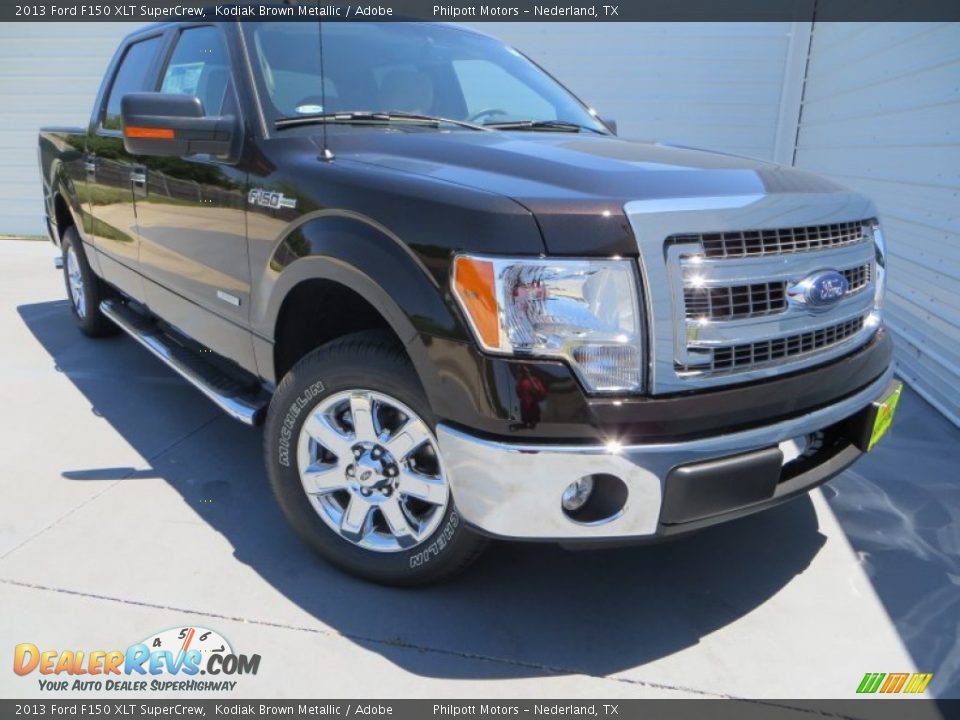 2013 Ford F150 XLT SuperCrew Kodiak Brown Metallic / Adobe Photo #1