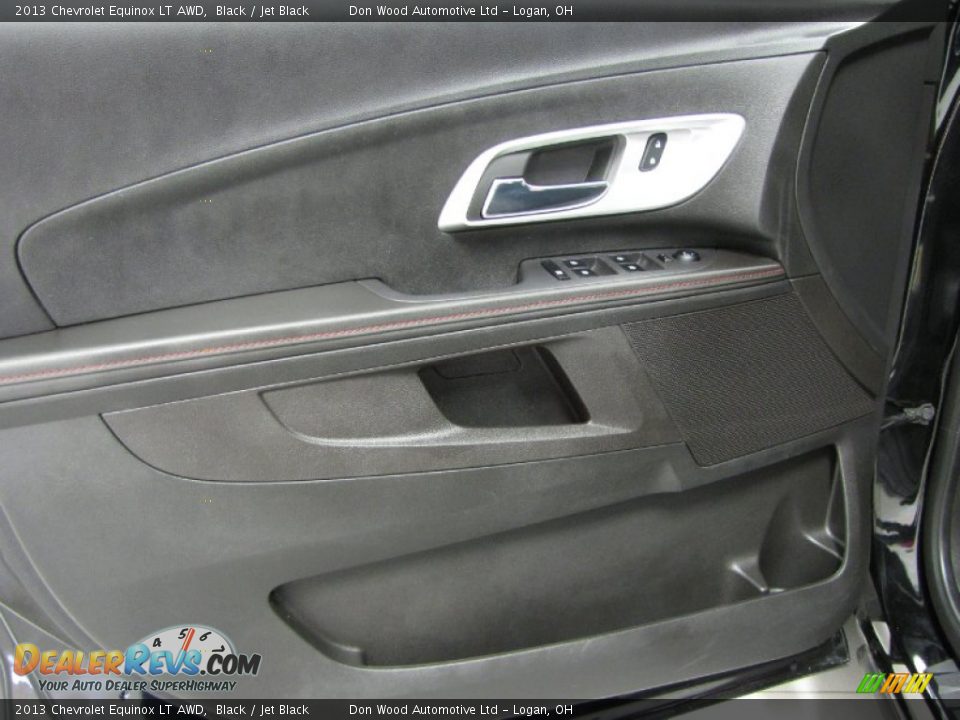 2013 Chevrolet Equinox LT AWD Black / Jet Black Photo #9