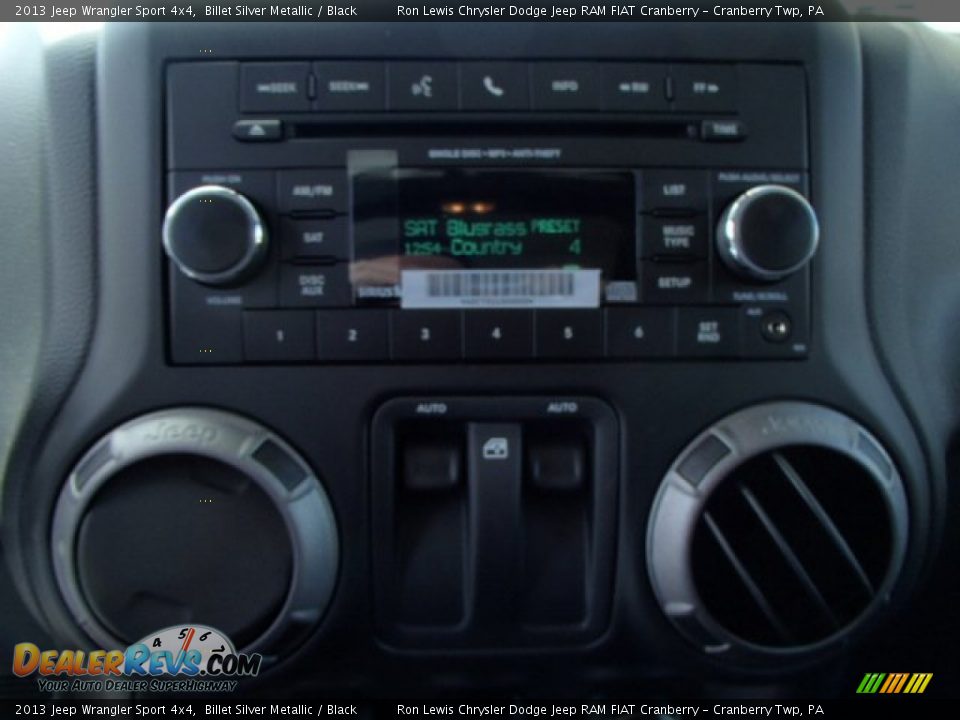 2013 Jeep Wrangler Sport 4x4 Billet Silver Metallic / Black Photo #15