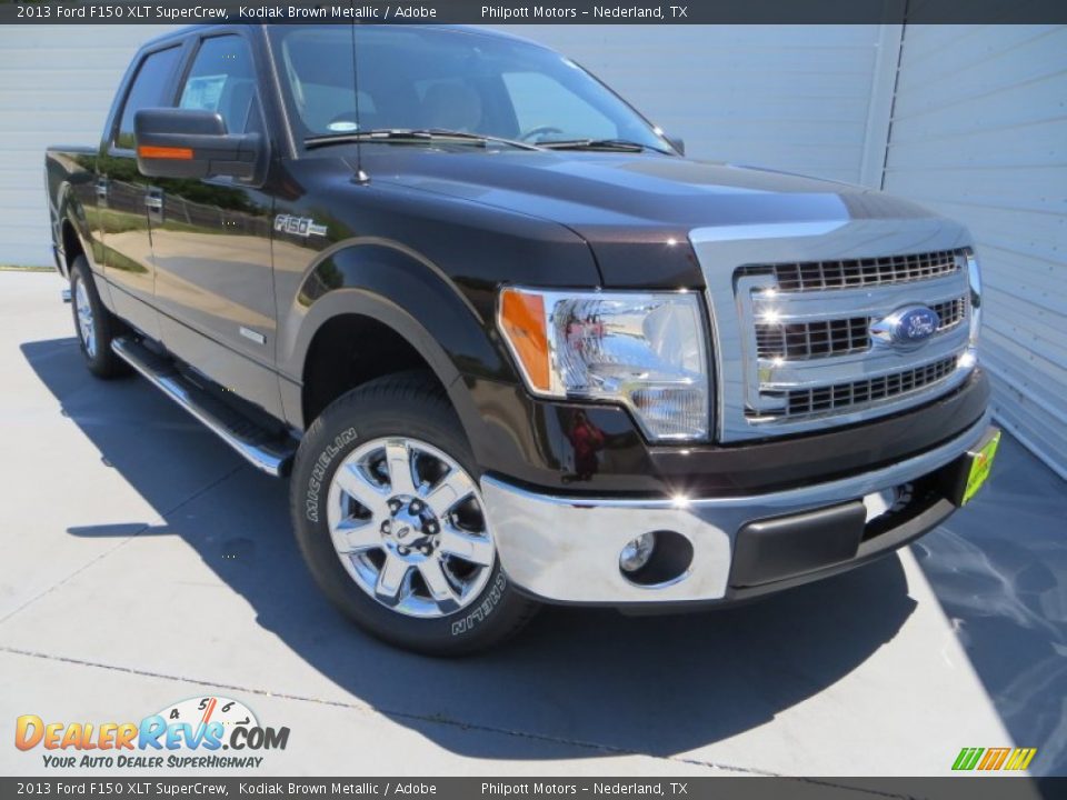 2013 Ford F150 XLT SuperCrew Kodiak Brown Metallic / Adobe Photo #2