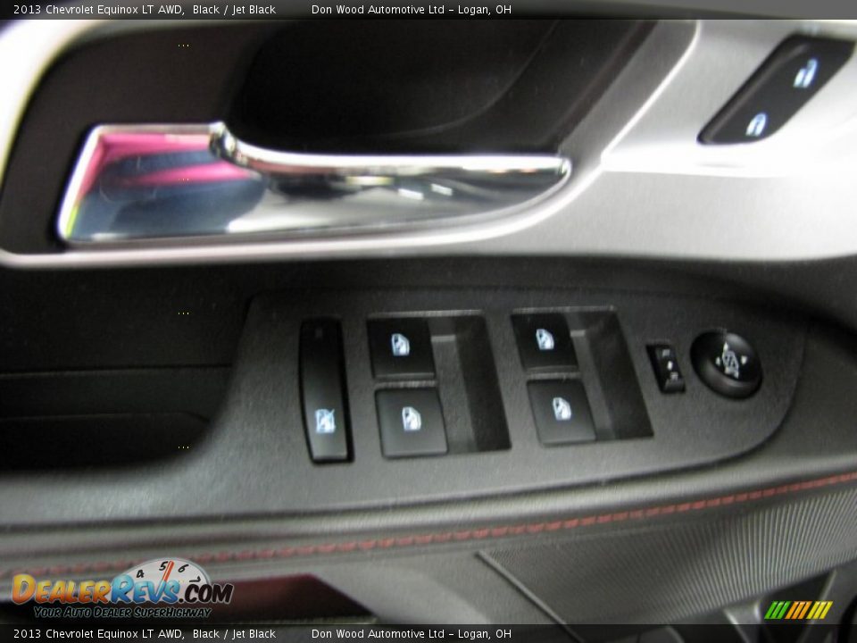 2013 Chevrolet Equinox LT AWD Black / Jet Black Photo #10