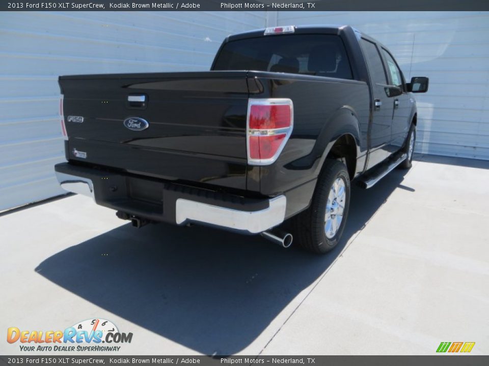 2013 Ford F150 XLT SuperCrew Kodiak Brown Metallic / Adobe Photo #4