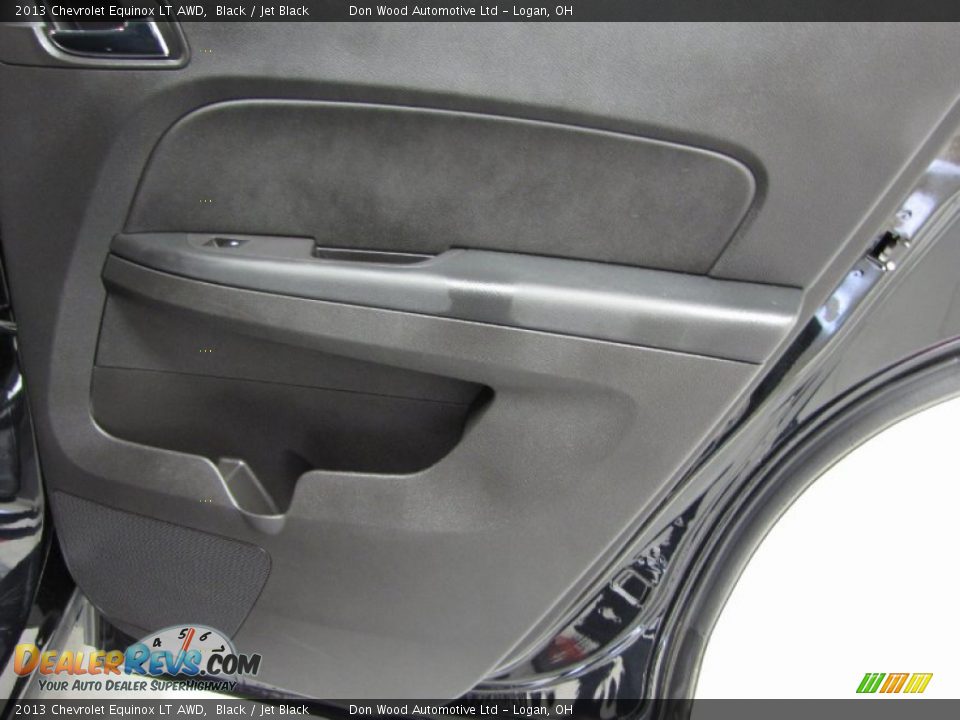 2013 Chevrolet Equinox LT AWD Black / Jet Black Photo #12