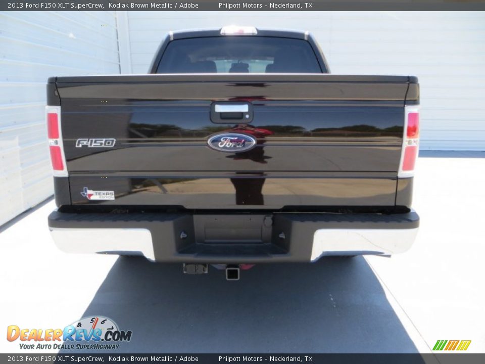 2013 Ford F150 XLT SuperCrew Kodiak Brown Metallic / Adobe Photo #5