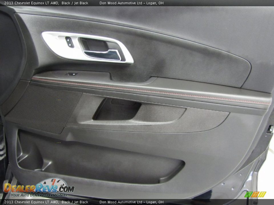 2013 Chevrolet Equinox LT AWD Black / Jet Black Photo #13