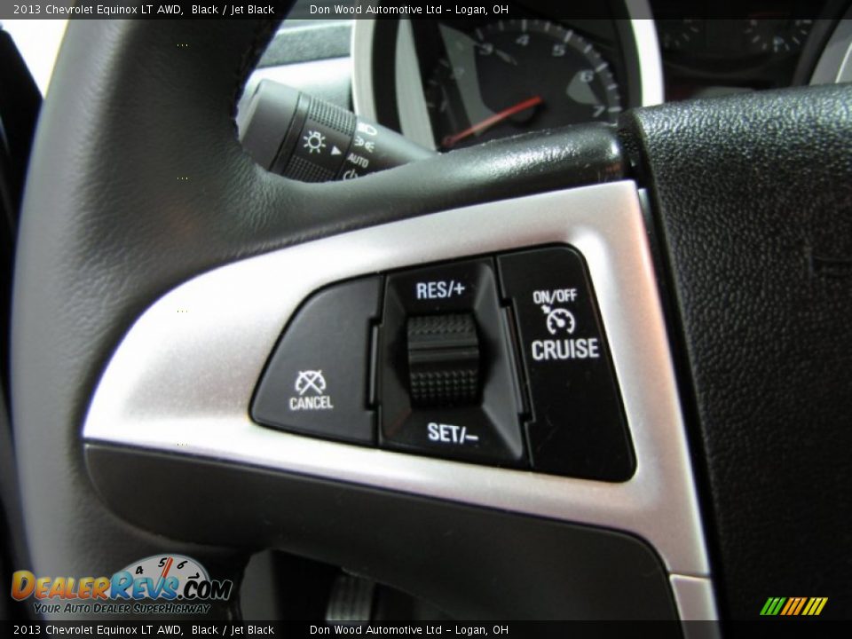 2013 Chevrolet Equinox LT AWD Black / Jet Black Photo #15