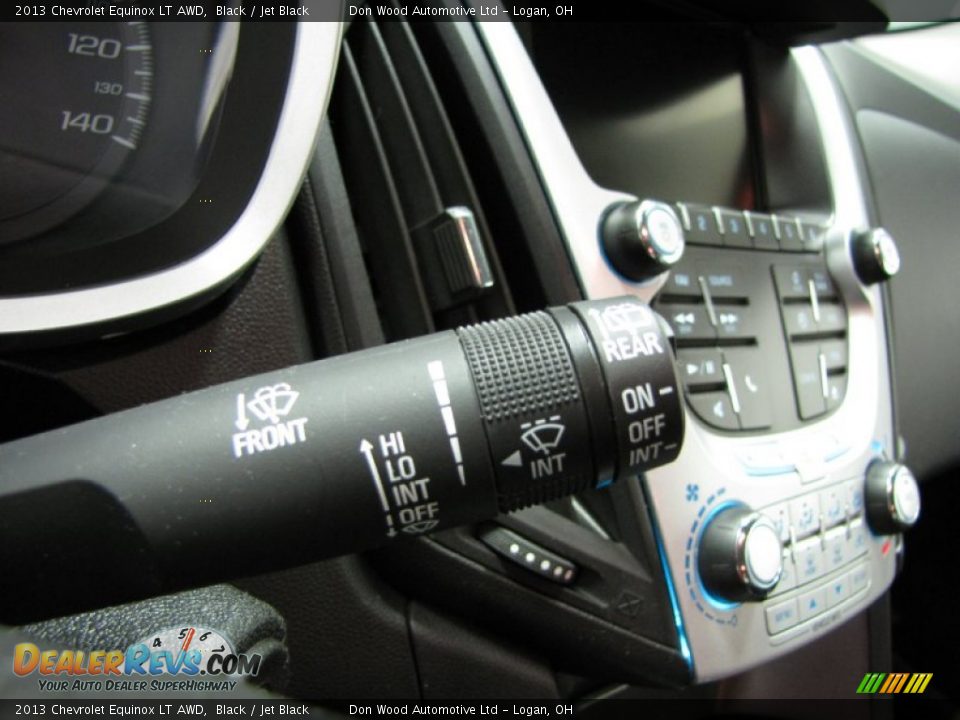 2013 Chevrolet Equinox LT AWD Black / Jet Black Photo #18